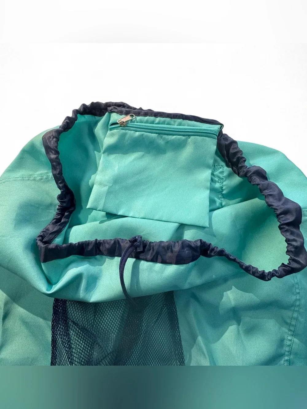Laundry Backpack Shoulder Straps Durable Nylon Hamper Bag Mesh College Travel